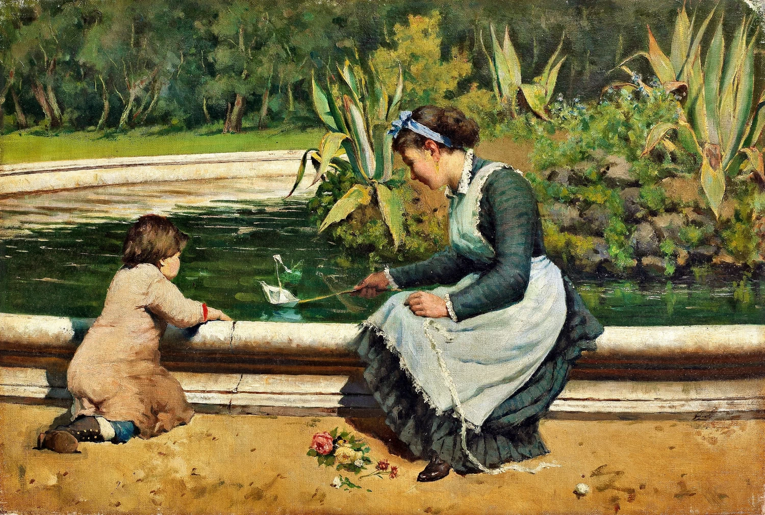 Il gioco a Villa Tasca